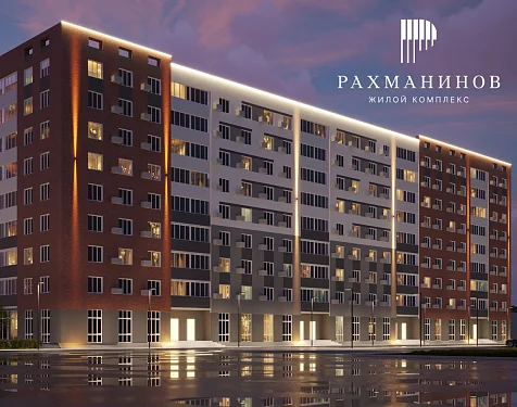 9-этажный многоквартирный жилой дом по адресу: ул. Научная, 14/1, корпус 1, в г. Тамбове.  �2